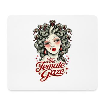 Medusa Gaze Vintage Tattoo - Mouse Pad (horizontal) - white - Front