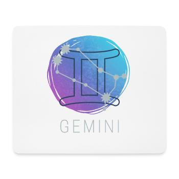 Gemini Zodiac Horoscope Zodiac Sign - Mouse Pad (horizontal) - white - Front