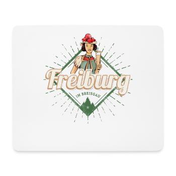 Freiburg Baden-Württemberg Deutschland Souvenir - Mousepad (Querformat) - Weiß - Vorne