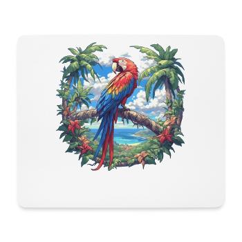 Aras Ara - Mousepad (Querformat) - Weiß - Vorne