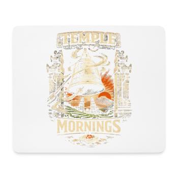 Bali Reise Temple Mornings - Mousepad (Querformat) - Weiß - Vorne