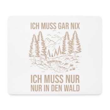 Jagd Jagen Waidmann Jäger - Mousepad (Querformat) - Weiß - Vorne