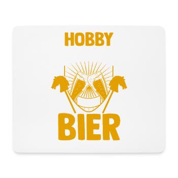 Bier Pferd Hobby Horsing - Mousepad (Querformat) - Weiß - Vorne