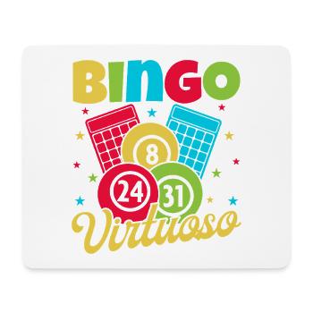 Bingo Virtuose Bingo - Tapis de souris (format paysage) - blanc - Devant