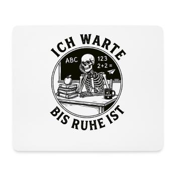 Lehrer Humor Shirt für genervte Lehrer - Mousepad (Querformat) - Weiß - Vorne