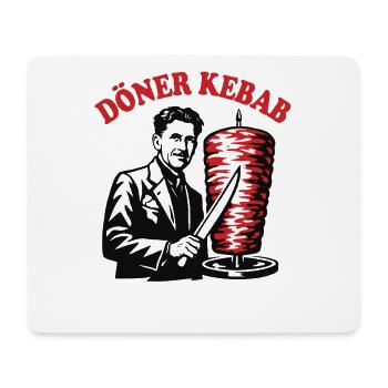 Döner Kebab - Orwell - Fast Food - Mousepad (Querformat) - Weiß - Vorne