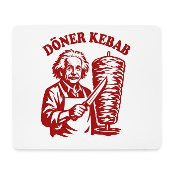 Döner Kebab - Einstein - Fast Food - Mousepad (Querformat) - Weiß - Vorne