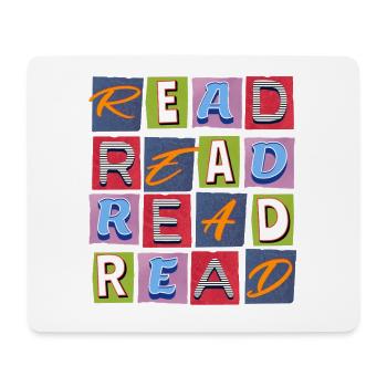 Read Design - Papierlook/Paperlook - Mousepad (Querformat) - Weiß - Vorne