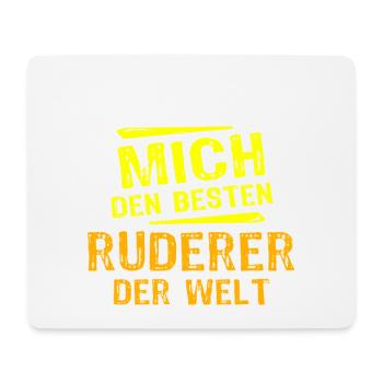 Ruderer Geschenk - Mousepad (Querformat) - Weiß - Vorne