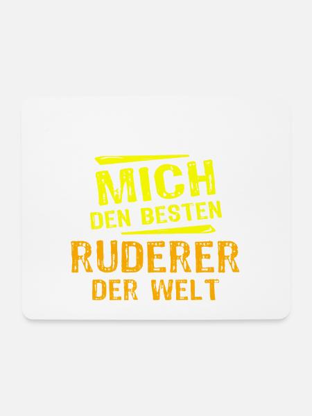 Ruderer Geschenk - Mousepad (Querformat) - Weiß