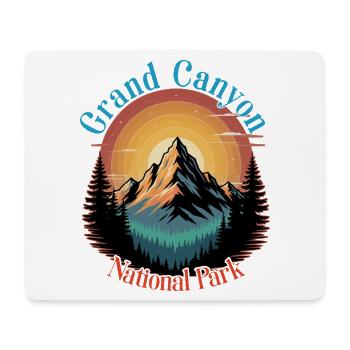 Grand Canyon Nationalpark Berg - Mousepad (Querformat) - Weiß - Vorne