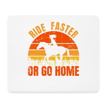 Reiterspruch - Mousepad (Querformat) - Weiß - Vorne