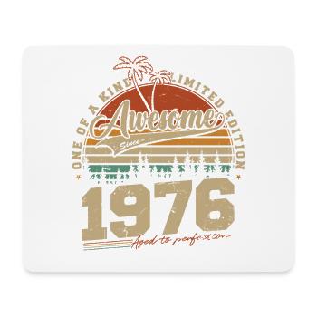 1976 Vintage Vintage Birthday Gift Retro - Mouse Pad (horizontal) - white - Front