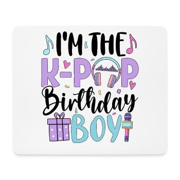 I'm The K Pop Birthday Boy - Mouse Pad (horizontal) - white - Front