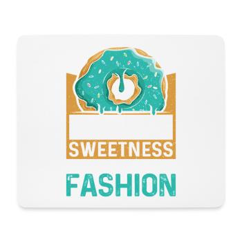 Restauration rapide en donuts - Tapis de souris (format paysage) - blanc - Devant
