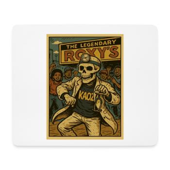 Legendärer Skelett Tanz bei Rockys - Mousepad (Querformat) - Weiß - Vorne