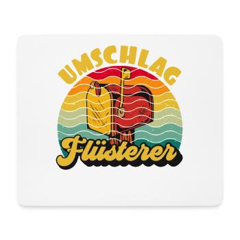 Briefträger UMSCHLAG FLÜTERER LUSTIG - Mousepad (Querformat) - Weiß - Vorne