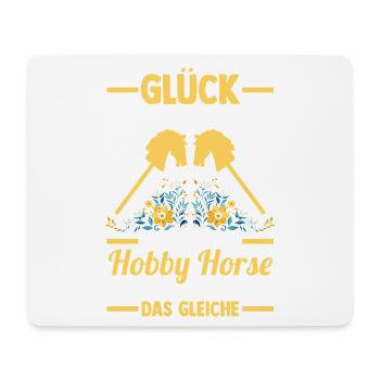 Steckenpferd Hobbyhorse Hobby Horsing - Mousepad (Querformat) - Weiß - Vorne