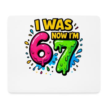 7. Geburtstag Kinder 67 Meme Humor Geschenkidee - Mousepad (Querformat) - Weiß - Vorne
