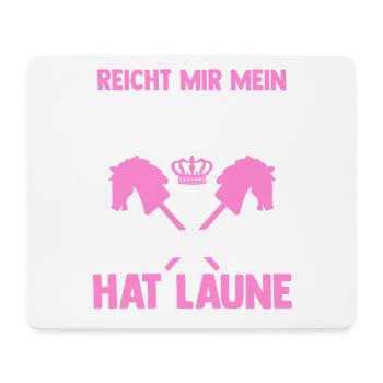 Steckenpferd Hobbyhorse Hobby Horsing - Mousepad (Querformat) - Weiß - Vorne