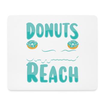 Restauration rapide en donuts - Tapis de souris (format paysage) - blanc - Devant