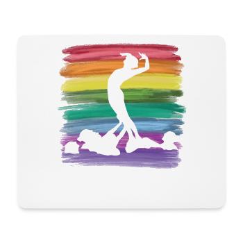 Artistic Swim Team Synchronschwimmen - Mousepad (Querformat) - Weiß - Vorne