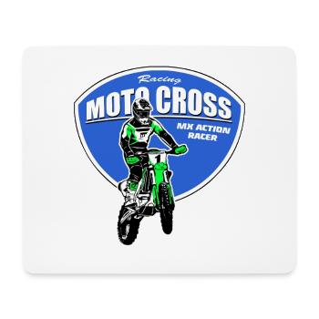 Moto Cross - Supercross - Moto Cross - Offroad - Mouse Pad (horizontal) - white - Front