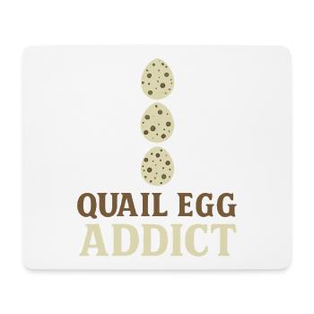 Quail Keeper Quail Farmer Backyard Quail - Mouse Pad (horizontal) - white - Front