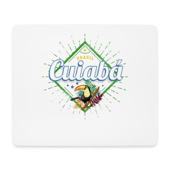 Cuiaba Mato Grosso Brasilien Retro Tukan Souvenir - Mousepad (Querformat) - Weiß - Vorne