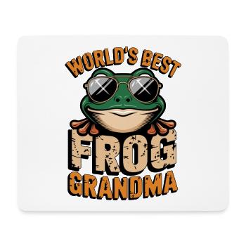  Worlds Best Frog Grandma Lustige Frosch Oma mit - Mousepad (Querformat) - Weiß - Vorne