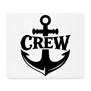 Anker Crew - Mousepad (Querformat) - Weiß - Vorne