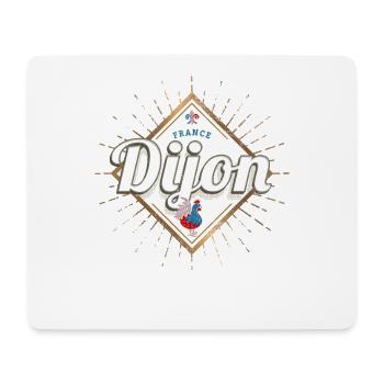 Dijon Stadt Burgund Frankreich Retro Hahn Souvenir - Mousepad (Querformat) - Weiß - Vorne