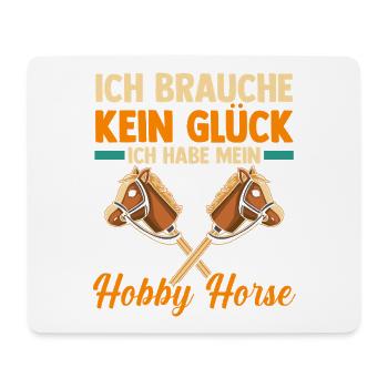 Steckenpferd Hobbyhorse Hobby Horsing - Mousepad (Querformat) - Weiß - Vorne