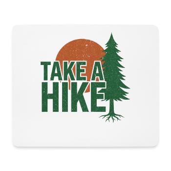 Wandern Camping Trekking Draußen Natur Berg - Mousepad (Querformat) - Weiß - Vorne
