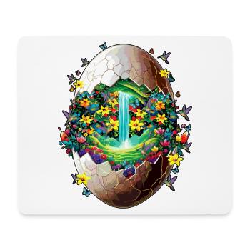 Eostre Frühlingsmond Frohes Oster-Ostara-Segen - Mousepad (Querformat) - Weiß - Vorne
