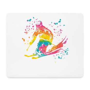 Alpine skiing Winter sports Nordic skiing - Mouse Pad (horizontal) - white - Front