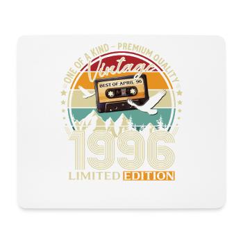 30th Birthday Gift Man Best of April 1996 - Mouse Pad (horizontal) - white - Front