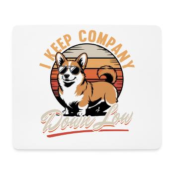 Funny Dog Breed Corgi - Mouse Pad (horizontal) - white - Front
