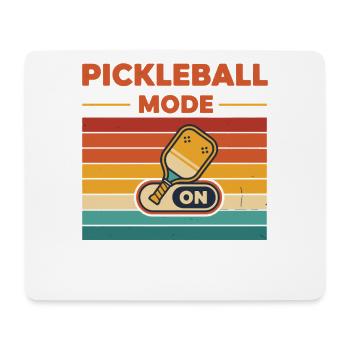 Mode Pickleball Sur Joueur Drôle de Pickleball - Tapis de souris (format paysage) - blanc - Devant