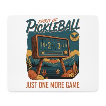 Pickleball Spirit Of Pickleball Noch ein Spiel - Mousepad (Querformat) - Weiß - Vorne