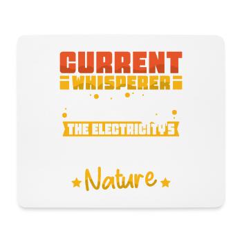 Electrician, Electronics Technician, Electrician - Mouse Pad (horizontal) - white - Front