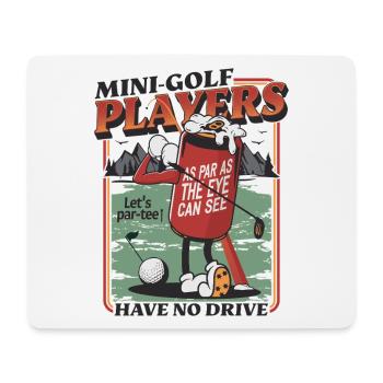 Un design de golfeur amusant pour les golfeurs - Tapis de souris (format paysage) - blanc - Devant