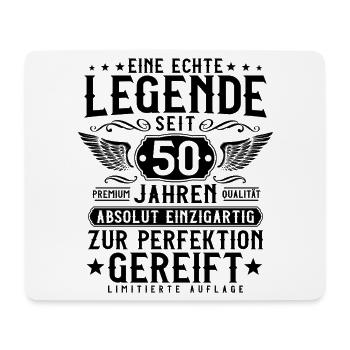 50 Jahre Legende 50. Geburtstag Vintage Geschenk - Mousepad (Querformat) - Weiß - Vorne