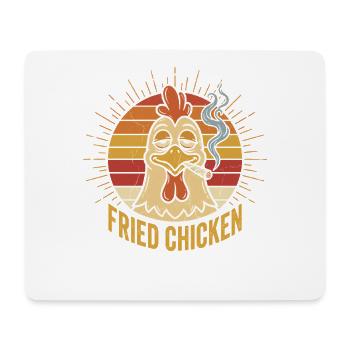 Retro Chicken Fried Chicken Sunset - Mouse Pad (horizontal) - white - Front