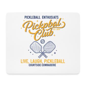 Pickleball player pickle ball love pickleball live - Mouse Pad (horizontal) - white - Front