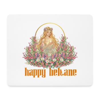 Fröhliche Beltane-Segnungen – Maifeierlichkeiten – heidnisch - Mousepad (Querformat) - Weiß - Vorne