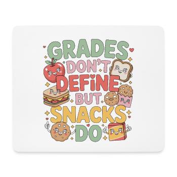 Elementary Teacher Grades Don't Define Education - Mouse Pad (horizontal) - white - Front