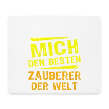 Zauberer Geschenk - Mousepad (Querformat) - Weiß - Vorne