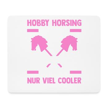 Steckenpferd Hobbyhorse Mama Mutter Hobby Horsing - Mousepad (Querformat) - Weiß - Vorne