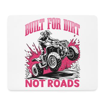 Quad ATV Femme Fille Quad Quad - Tapis de souris (format paysage) - blanc - Devant